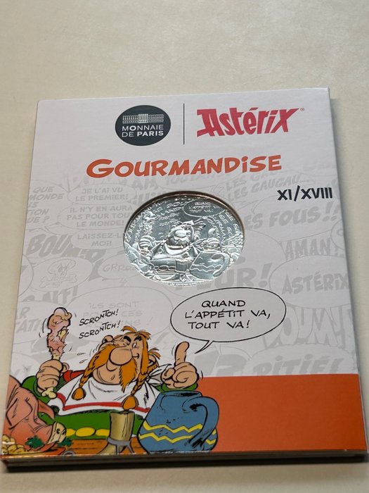 Monnaie de Paris - Asterix - Gourmandise - 10 €