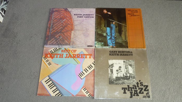 Keith Jarrett - Lot of 4 classic Jazz Albums - 單張黑膠唱片 - Various pressings (see description), 第一批 模壓雷射唱片 - 1974
