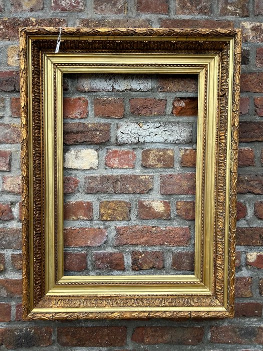 框架  - 4. 木材和石膏。 60x40 厘米画作的画框