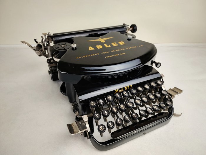 Adlerwerke vorm. Heinrich Kleyer AG - Adler model 7 - Máquina de escrever - Ferro (fundido / forjado)