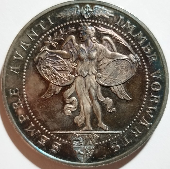 Deutschland. Silver medal 1925 "Nuremberg" - very rare  (Ohne Mindestpreis)