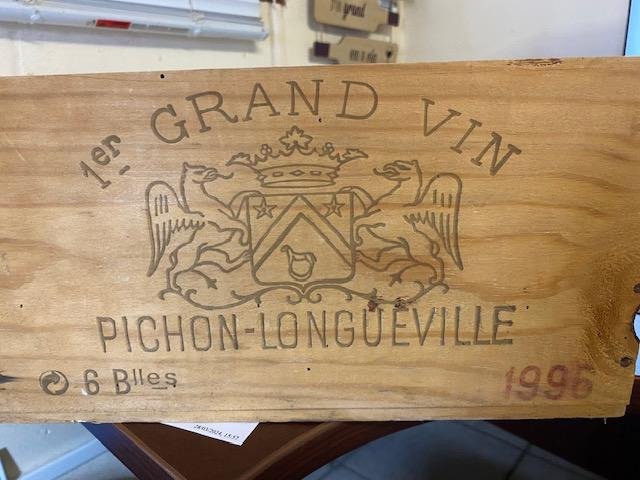 1996 Chateau Pichon-Longueville au Baron de Pichon-Longueville - 波雅克 2ème Grand Cru Classé - 6 瓶 (0.75L)