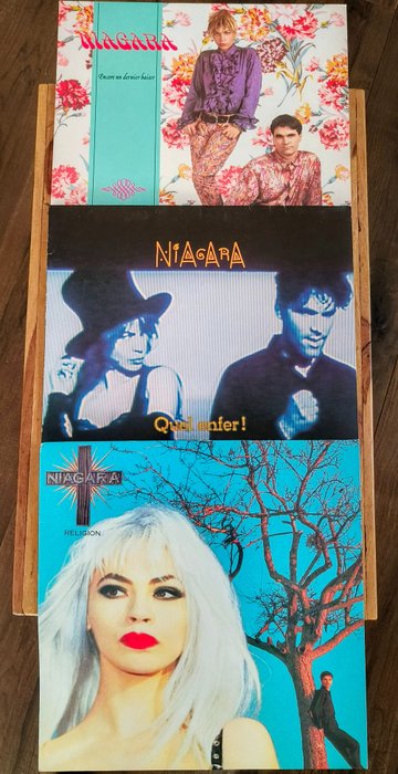 Niagara - Encore un dernier Baiser / Quel enfer / Religion - Diverse Titel - LP-Alben (mehrere Objekte) - Erstpressung - 1986