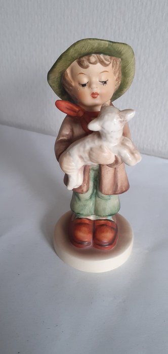 Goebel - M.I.Hummel - Statuette - M.I.Hummel beeldje Nr 68 2/0 " Lost sheep " #TMK 5 -  (1) - Porcelæn