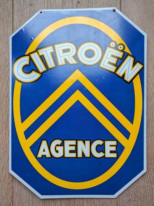Sign - Citroën - Citroën reclamebord "Citroën Agence"