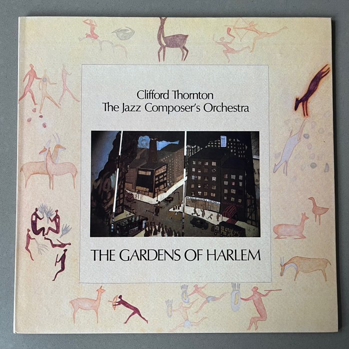 Clifford Thornton - The Gardens of Harlem (1st U.S. pressing, signed!!) - 單張黑膠唱片 - 第一批 模壓雷射唱片 - 1975