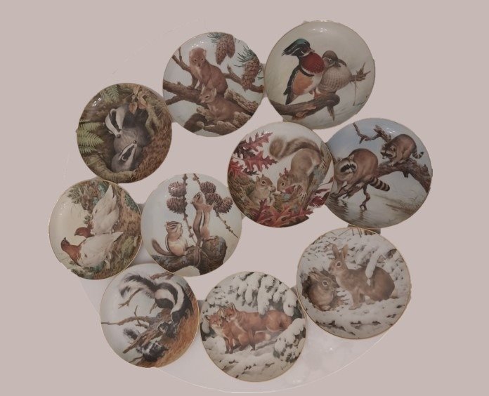 The Collectors Studio - John Francis - The Forest Years - Plate (10) - Porcelain