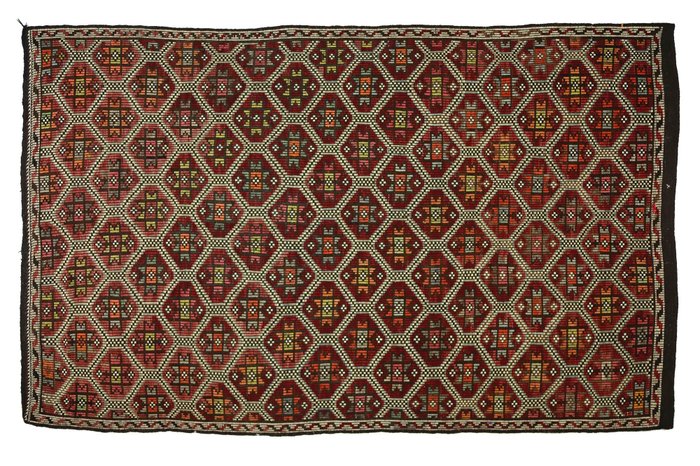Usak - 凯利姆平织地毯 - 295 cm - 182 cm
