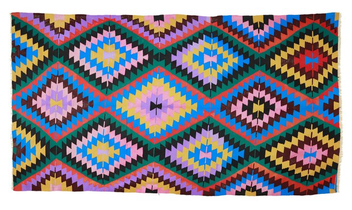 Usak - 凯利姆平织地毯 - 335 cm - 185 cm