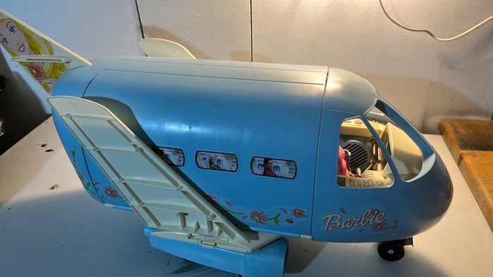 Barbie  - Avião de brincar Barbie vliegtuig met twee poppen - 1990-2000 - China