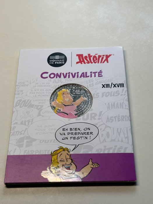 Monnaie de Paris - Asterix - Convivialite - 10 €