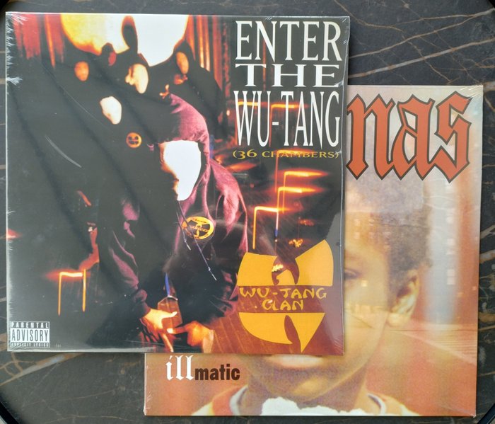 Wu -Tang Clan, NAS - Enter the Wu-Tang (36 Chambers) / illmatic - LP-albummer (flere elementer) - Genudgivelse - 2016