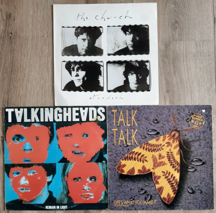 Talk Talk, Talking Heads, The Church - Remain In Light / Life's What You Make It / Starfish - Flere titler - LP - 1980