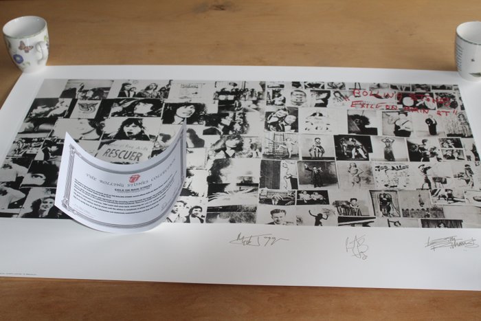 Rolling Stones - Exil on Main Street - Litho - Limited Edition - COA - 1994