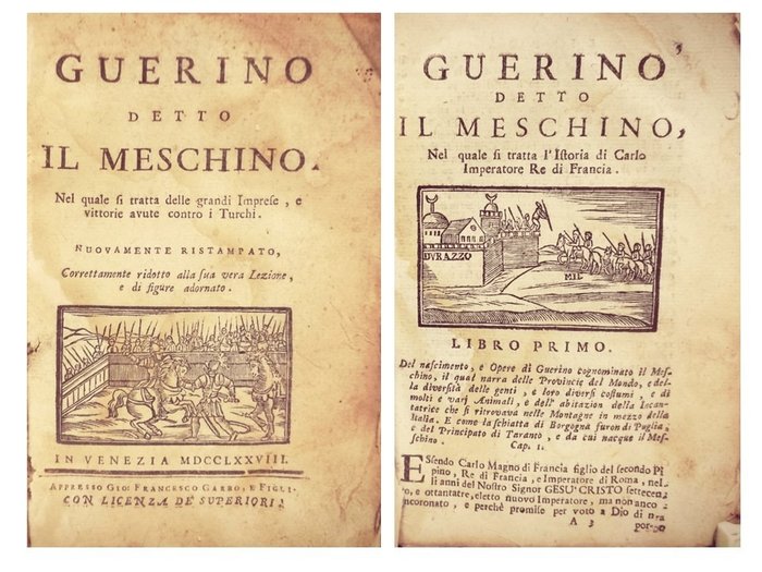 Andrea Da Barberino - Guerino detto il Meschino - 1778
