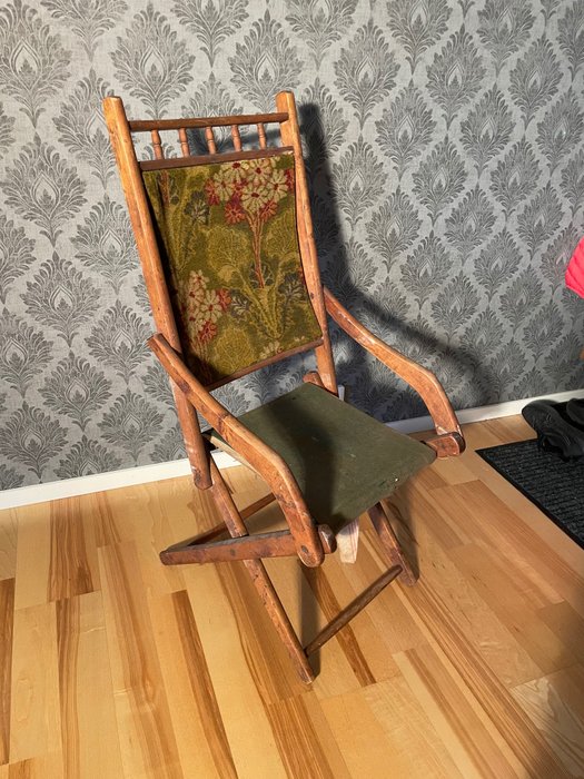 椅子 - 木, 纺织品