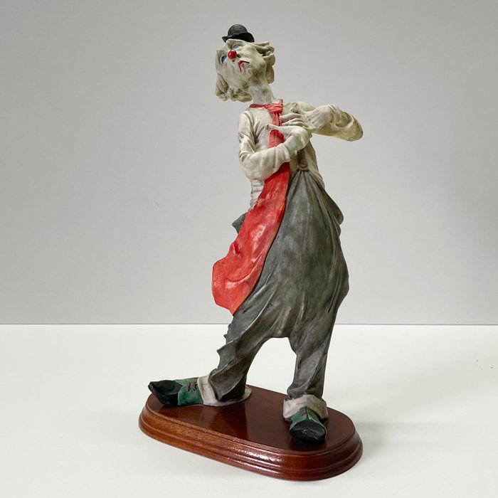 Atelier Florence Capodimonte - Giuseppe Armani - Estatueta - "The Singing Clown" - Cerâmica