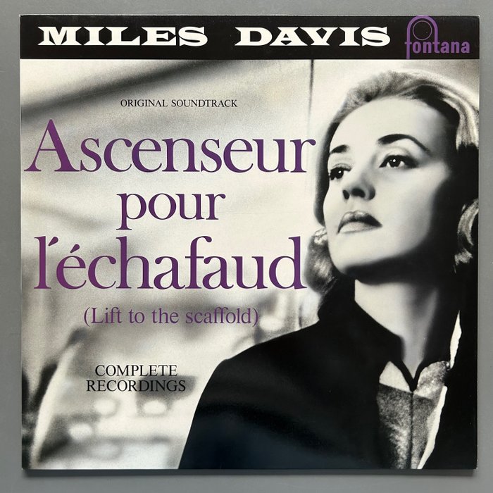 Miles Davis - Ascenseur Pour L’échafaud - Disco de vinil único - 1988