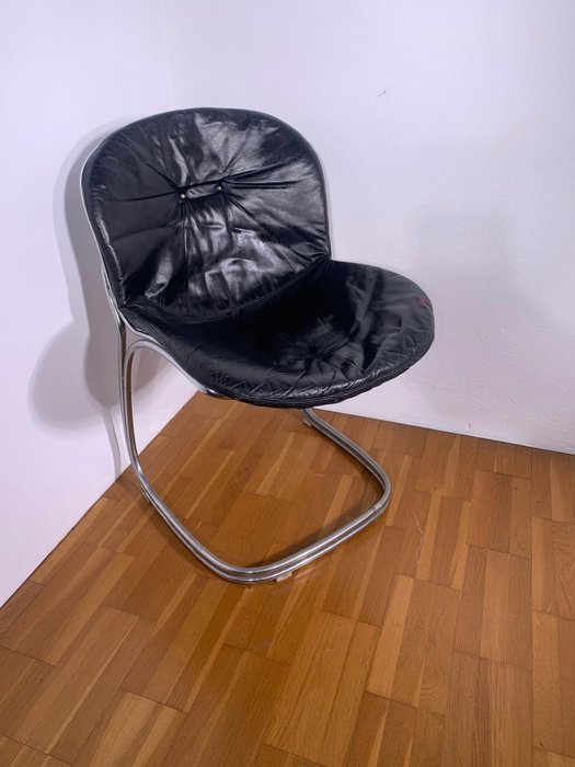 Rima - Giorgio Rinaldi - Sabrina - 扶手椅子 - 皮革, 金属