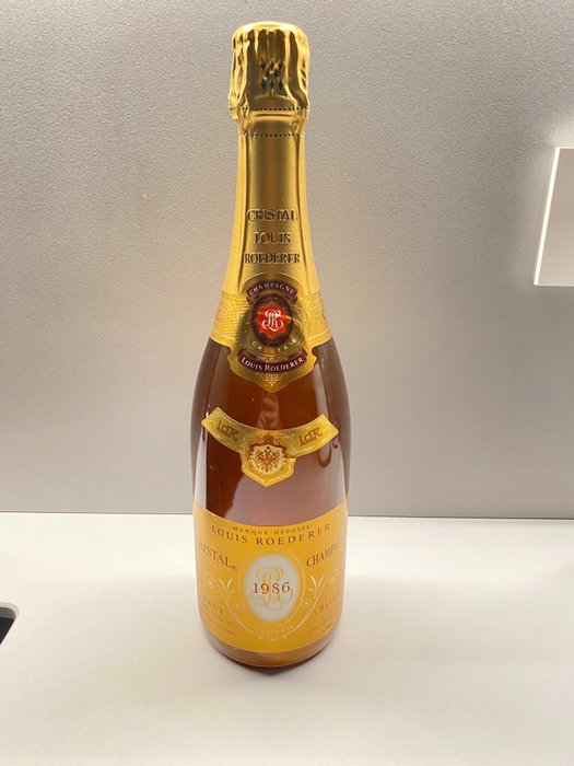 1986 Louis Roederer, Cristal - Champagne Brut - 1 Fles (0,75 liter)