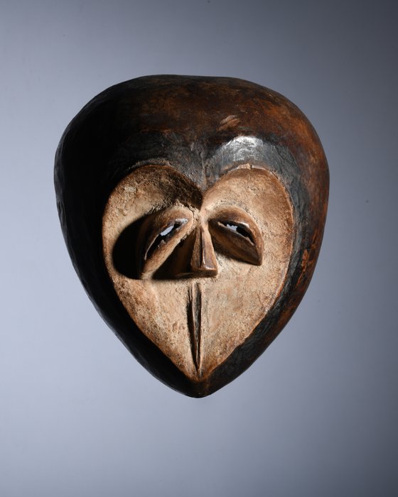 sculptuur - Kwele geometrisch masker - Gabon