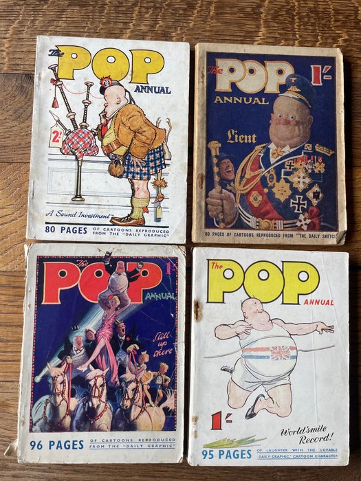The Pop - Set of The Pop Annuals - 4 Comic - EO - 1940