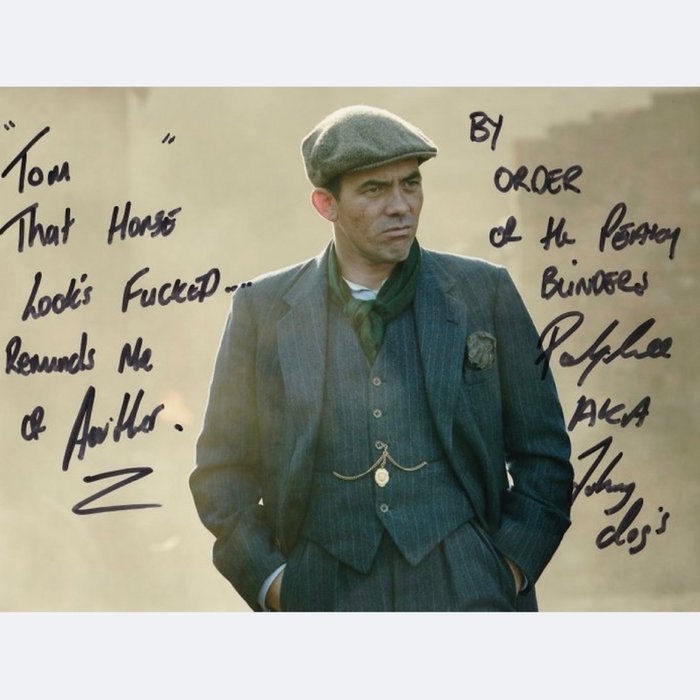 Peaky Blinders - Signed by Packy Lee (Johnny Dogs)