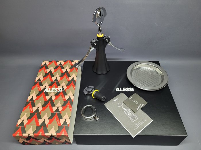 Alessi Alessandro Mendini - Corkscrew -  & Wine - Steel (stainless)