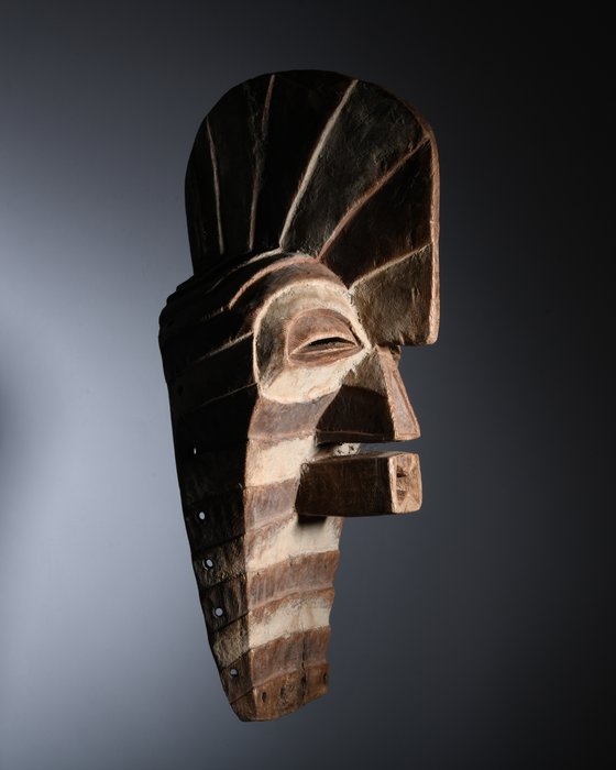 Sculptură - Mască Songye Kifwebe - DR Congo
