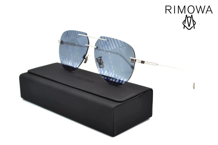 Rimowa - RW40011U 16C - Exclusive Aviator Urban Design - Silver Shiny Steel -  *New* - Sunglasses