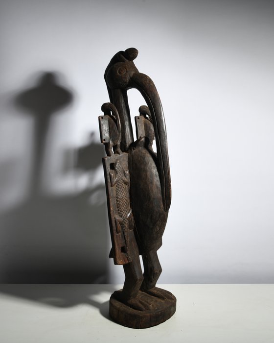 雕塑 - 重要的塞努福鸟 - 象牙海岸