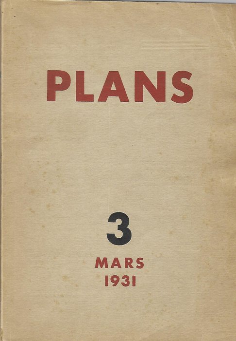 Le Corbusier e.a. - Plans - 1931