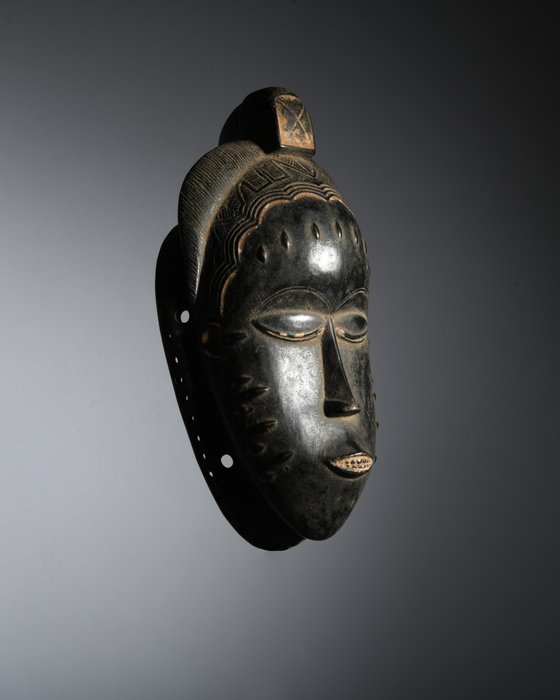 Sculptură - Mască Gouro - Coasta de Fildeș