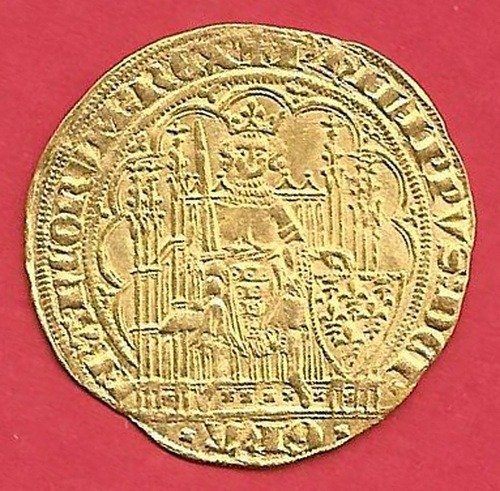 Francia. Philippe VI (1328-1350). Ecu d'or à la chaise 1328-1350