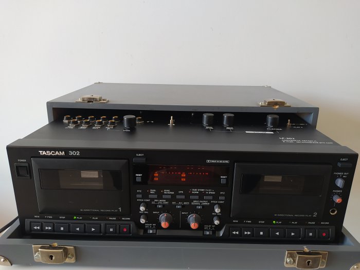 Tascam - 302 - Double 盒式录音机播放器