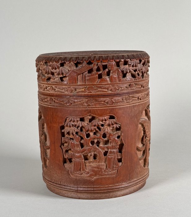 Teebehälter aus Bambus - Bambus - China - Ende des 19. Jahrhunderts