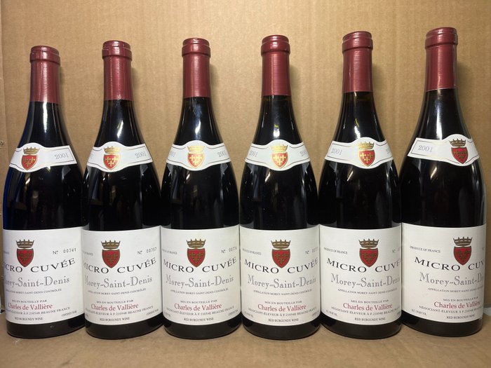 2001 Charles de Valliére Micro Cuvée Morey Saint Denis - 勃艮第 - 6 Bottles (0.75L)