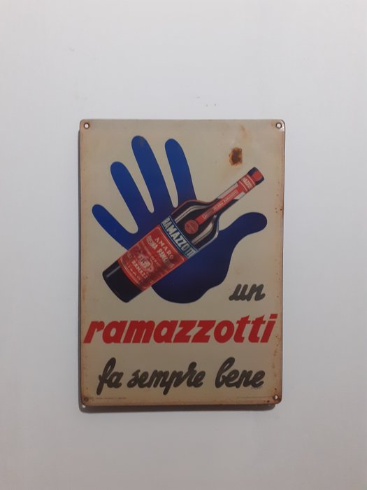 AMARO RAMAZZOTTI mosca - Advertising sign (1) - Iron (cast/wrought)