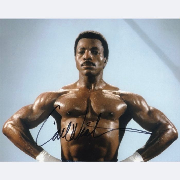 Rocky IV - Signed by Carl Weathers (+) (Apollo Creed)