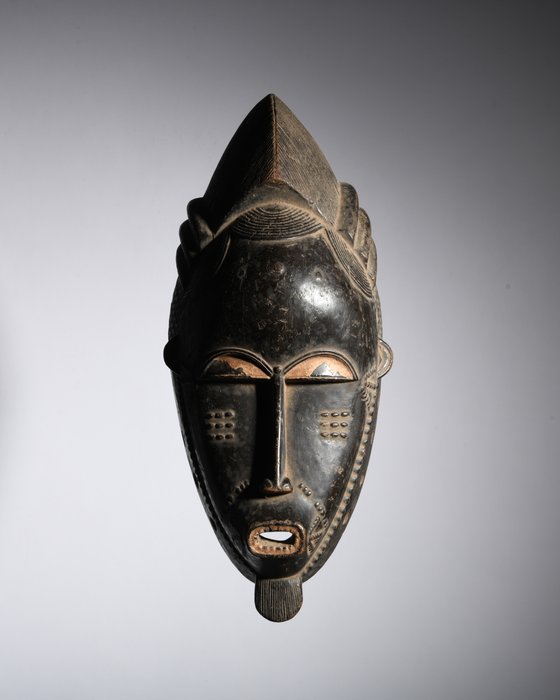 Sculptură - Mască baoulé - Coasta de Fildeș