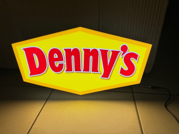 Restaurant Denny's - Valaistu kyltti - abs