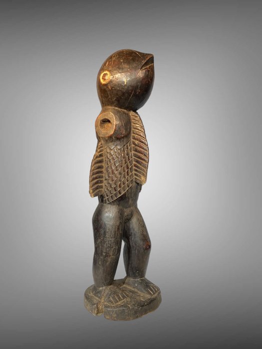 伊条鱼雕塑 - 65 厘米 - 尼日利亚  (没有保留价)