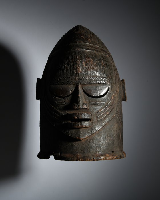 Skulptur - Ikenga Igbo-Maske - Nigeria