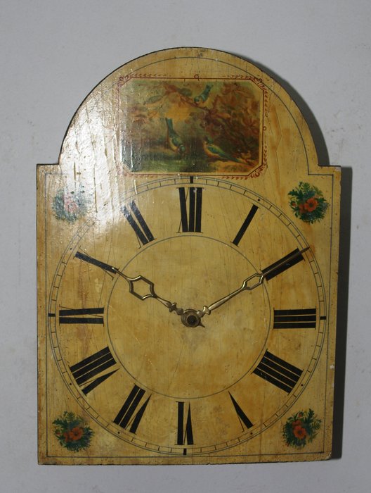 Ρολόι τοίχου - Ολοκληρώθηκε η κίνηση του Μέλανα Δρυμού - Ξύλο, Ορείχαλκος - 1850-1900