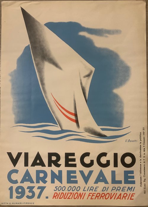Bonetti Uberto - Carnevale di Viareggio - Δεκαετία του 1950