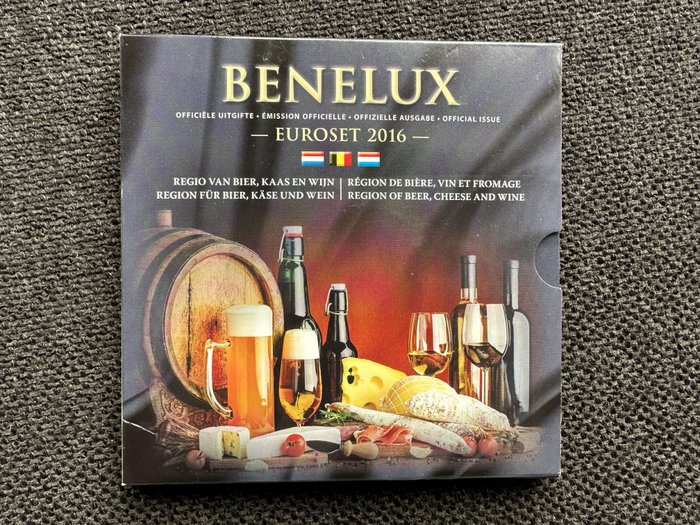Benelux. BeNeLux set 2016 in blister  (Sans Prix de Réserve)