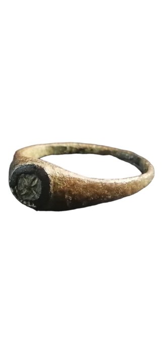 Romerska antiken Brons Ring  (Utan reservationspris)