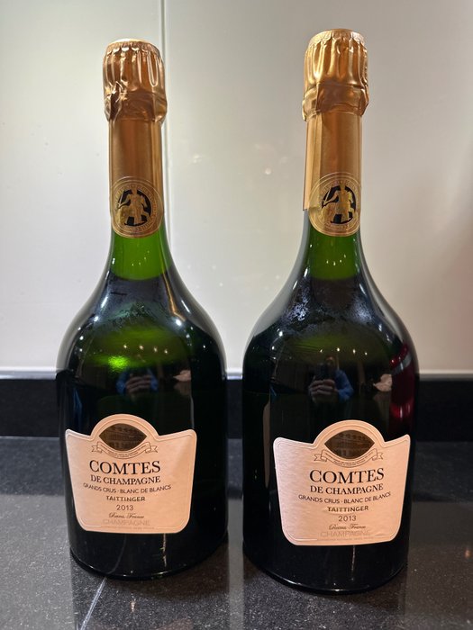 2013 Taittinger, Comtes de Champagne Grand Cru - Champagne Blanc de Blancs - 2 Flaschen (0,75 l)