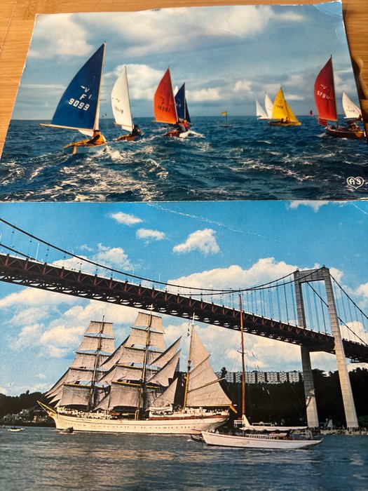 Frankreich - Boote Frankreich und andere Länder - Postkarte (300) - 1900-1980