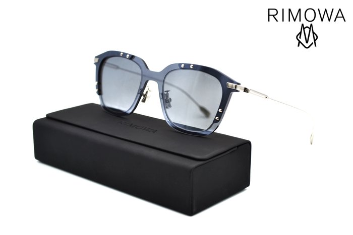 Rimowa - RW40010U 20C - Exclusive Methacrylate Design - Grey with Blue Reflections  -  *New* - Okulary przeciwsłoneczne
